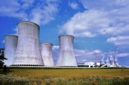 Obr. 2 Jaderná elektrárna Dukovany